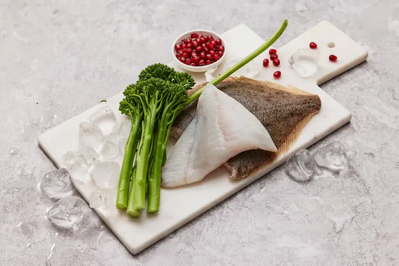 Piggvar filet i premium kvalitet fra Fiskeruta – fast, saftig og eksklusiv hvit fisk