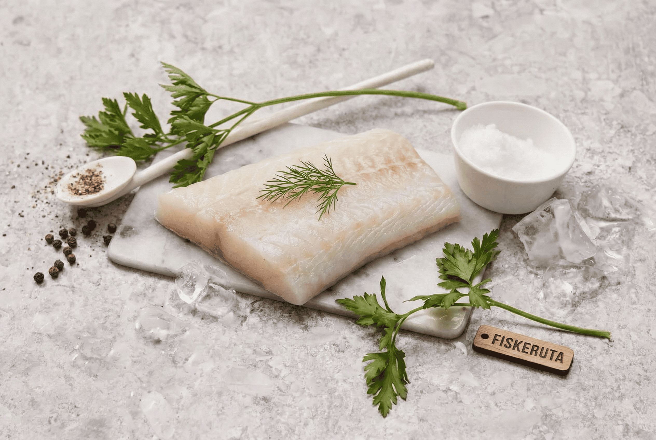 Torskefilet fra Fiskeruta – ferskfryst norsk torsk med fast konsistens og mild smak